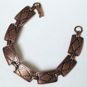 Vintage southwest copper bracelet